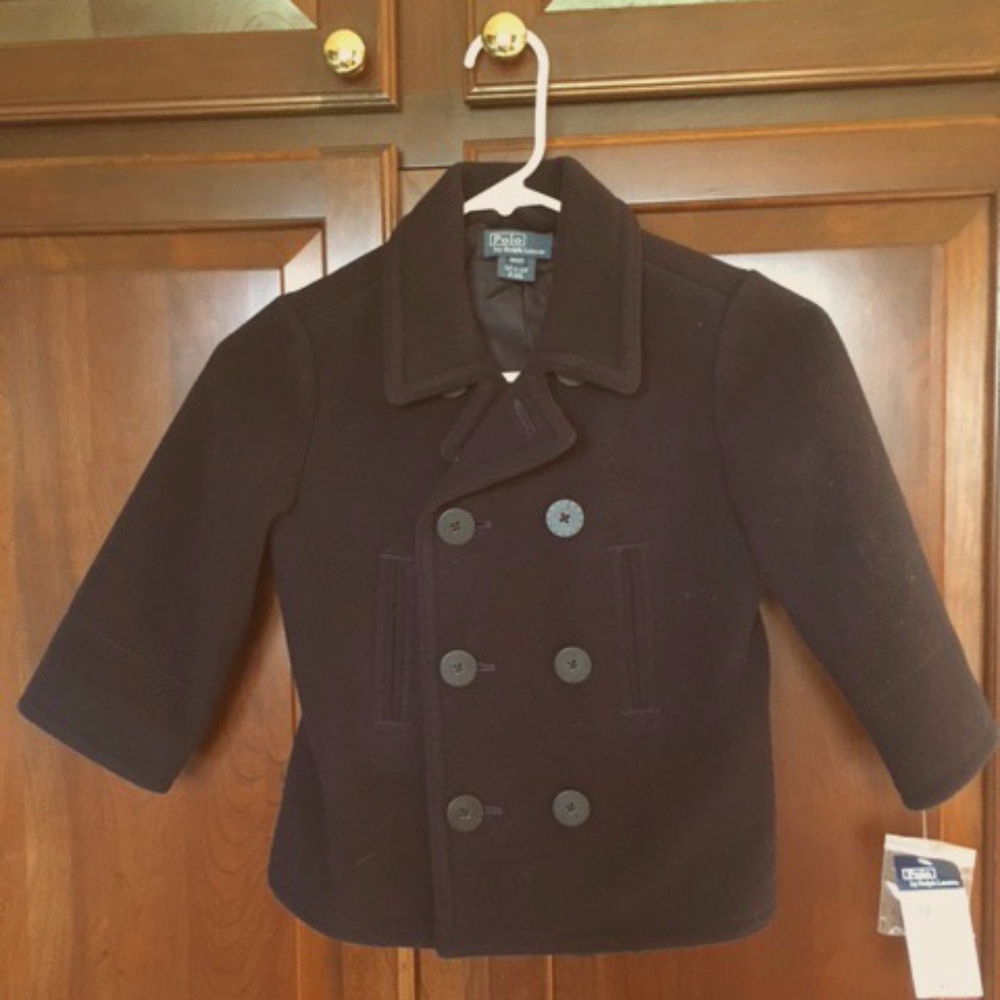 Ralph Lauren Polo wool pea coat 3T